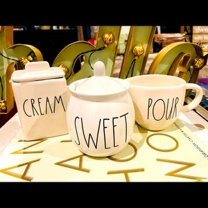 Rae Dunn coffee/tea set containers